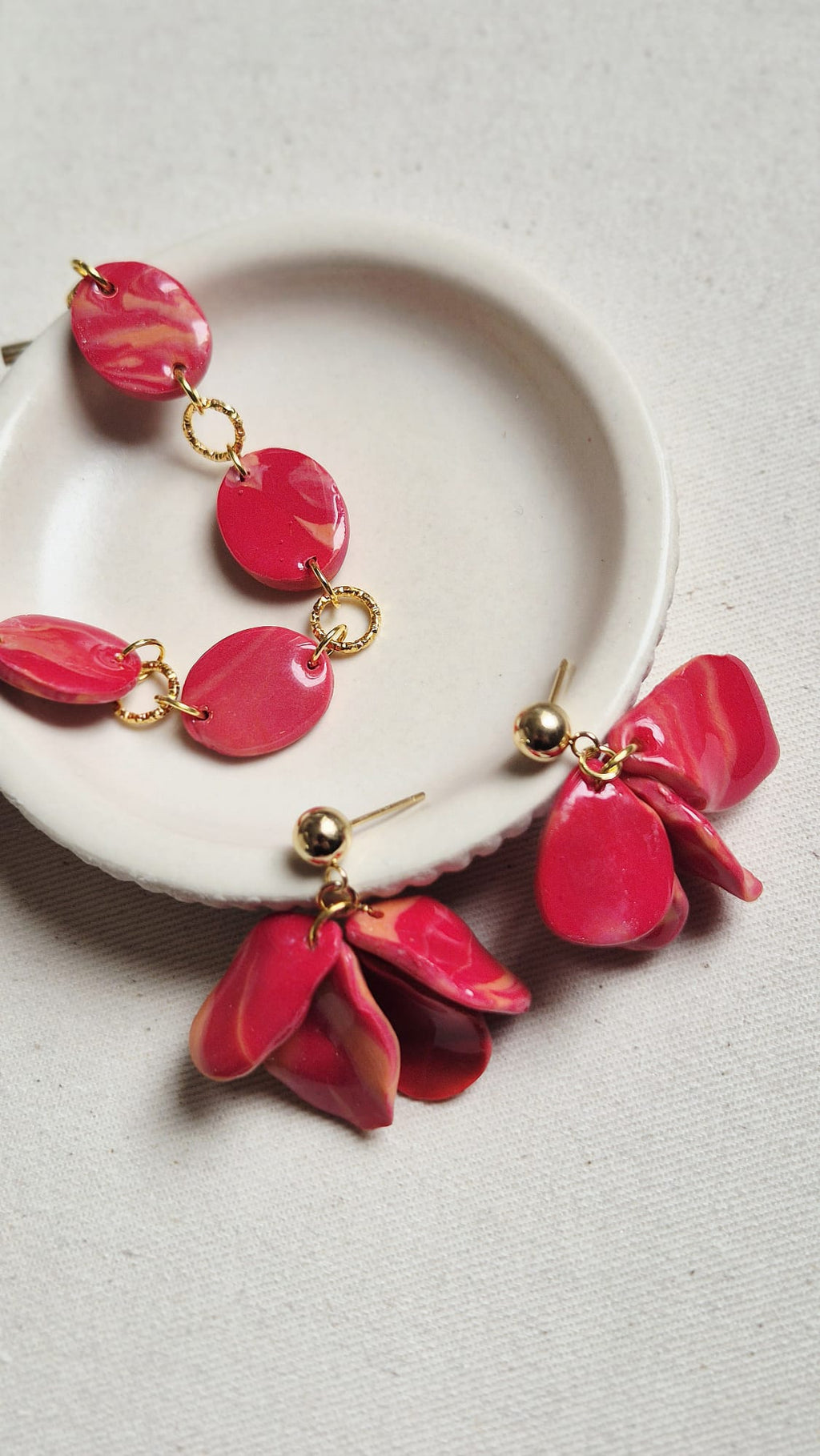Bracelet NYMPHÉA Rose/orangé