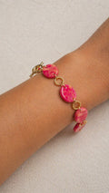Bracelet NYMPHÉA Rose/orangé